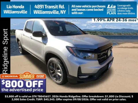 Silver 2026 Honda Ridgeline Sport for sale in Buffalo, NY