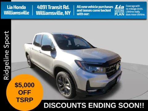Silver 2026 Honda Ridgeline Sport for sale in Buffalo, NY