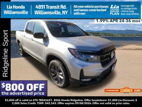Silver 2026 Honda Ridgeline Sport for sale in Buffalo, NY