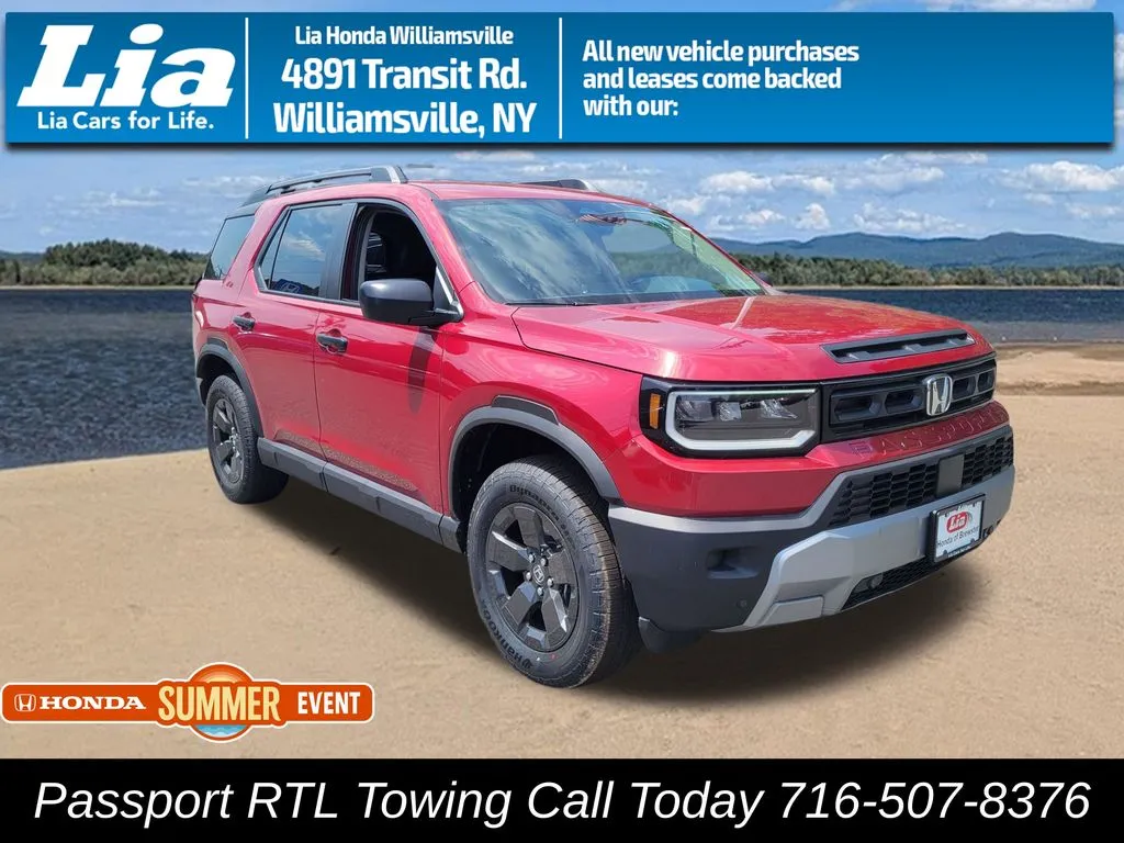 Red 2026 Honda Passport RTL Towing for sale in Buffalo, NY