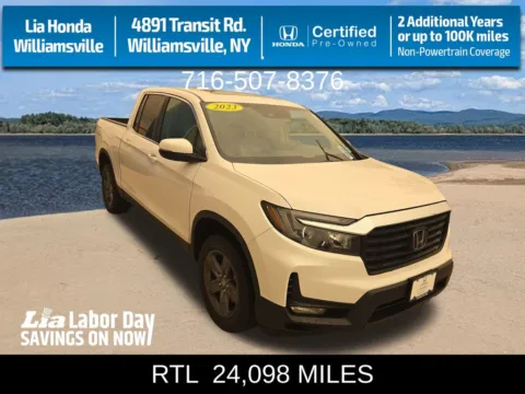White 2023 Honda Ridgeline RTL for sale in Buffalo, NY