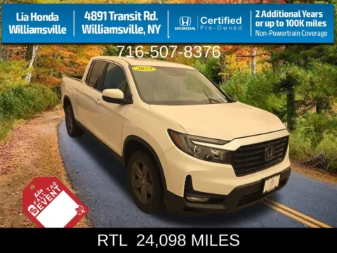 White 2023 Honda Ridgeline RTL for sale in Buffalo, NY