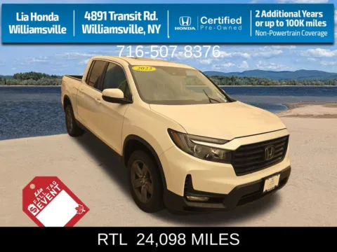 White 2023 Honda Ridgeline RTL for sale in Buffalo, NY