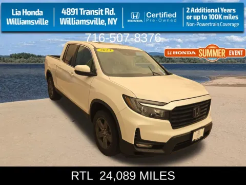 White 2023 Honda Ridgeline RTL for sale in Buffalo, NY