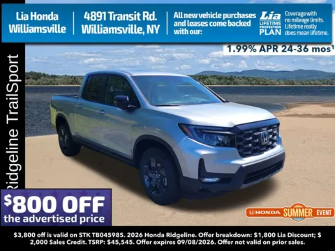 Silver 2026 Honda Ridgeline TrailSport for sale in Buffalo, NY