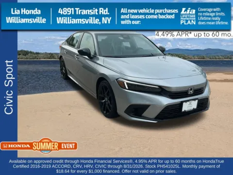Silver 2023 Honda Civic Sport for sale in Buffalo, NY