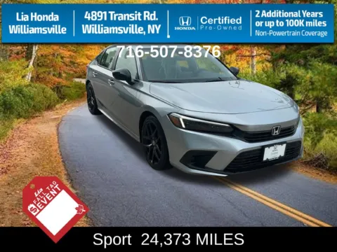 Silver 2023 Honda Civic Sport for sale in Buffalo, NY