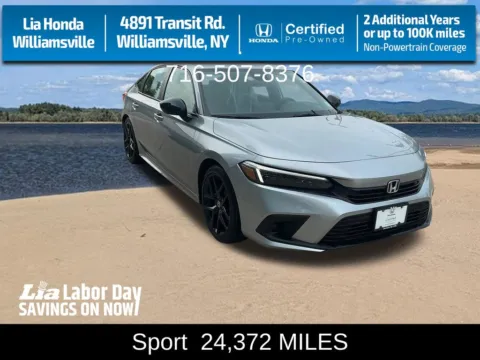 Silver 2023 Honda Civic Sport for sale in Buffalo, NY