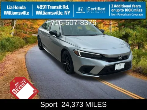Silver 2023 Honda Civic Sport for sale in Buffalo, NY