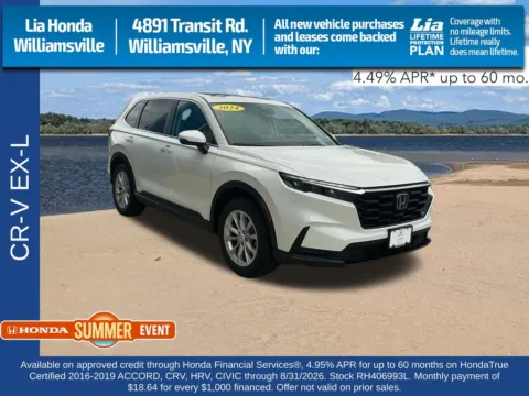 White 2024 Honda CR-V EX-L for sale in Buffalo, NY