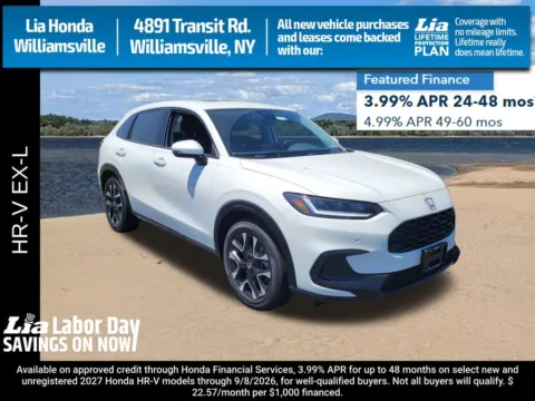 White 2027 Honda HR-V EX-L for sale in Buffalo, NY