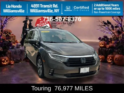 Gray 2022 Honda Odyssey Touring for sale in Buffalo, NY