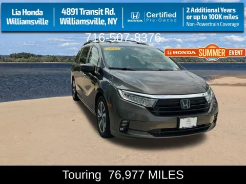 Gray 2022 Honda Odyssey Touring for sale in Buffalo, NY