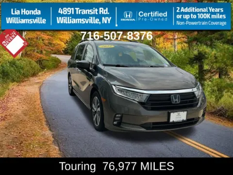 Gray 2022 Honda Odyssey Touring for sale in Buffalo, NY