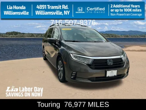 Gray 2022 Honda Odyssey Touring for sale in Buffalo, NY