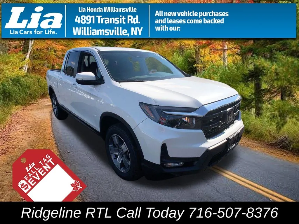 White 2026 Honda Ridgeline RTL for sale in Buffalo, NY