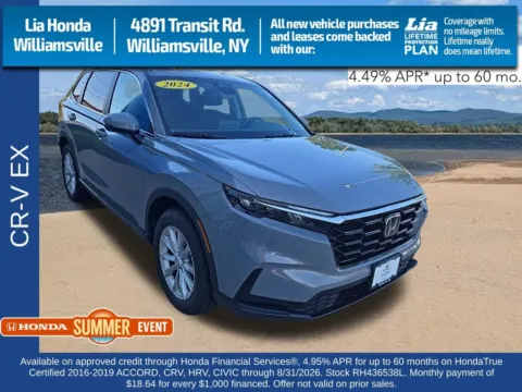 Gray 2024 Honda CR-V EX for sale in Buffalo, NY