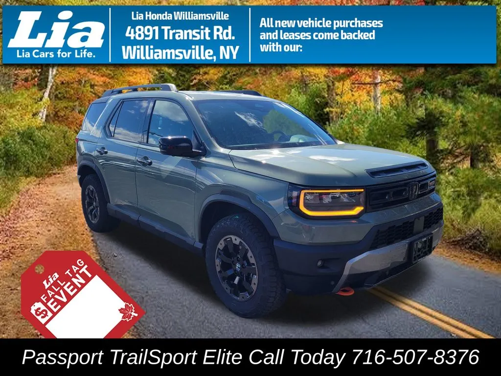 Green 2026 Honda Passport TrailSport Elite for sale in Buffalo, NY