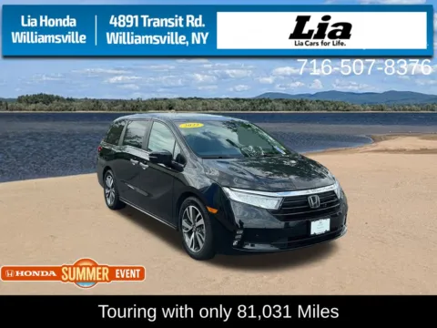Black 2022 Honda Odyssey Touring for sale in Buffalo, NY
