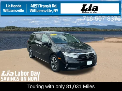 Black 2022 Honda Odyssey Touring for sale in Buffalo, NY