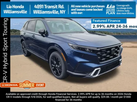 Blue 2026 Honda CR-V Hybrid Sport Touring for sale in Buffalo, NY