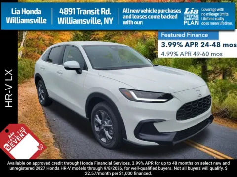 White 2027 Honda HR-V LX for sale in Buffalo, NY