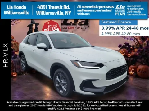 White 2027 Honda HR-V LX for sale in Buffalo, NY
