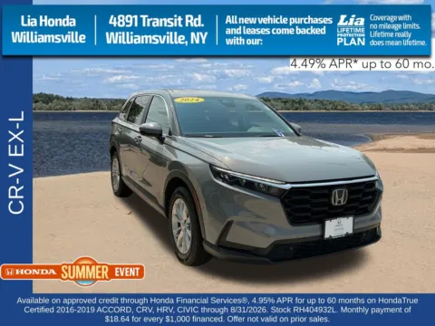 Gray 2024 Honda CR-V EX-L for sale in Buffalo, NY