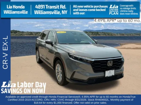 Gray 2024 Honda CR-V EX-L for sale in Buffalo, NY
