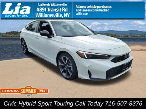 White 2026 Honda Civic Hybrid Sport Touring for sale in Buffalo, NY