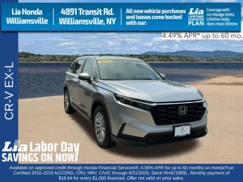 Silver 2024 Honda CR-V EX-L for sale in Buffalo, NY