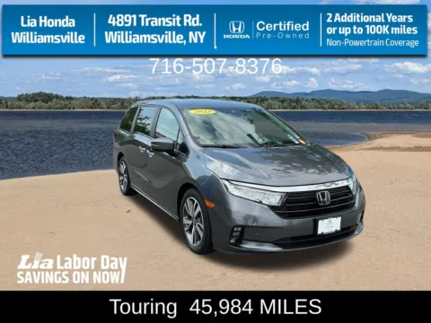 Gray 2023 Honda Odyssey Touring for sale in Buffalo, NY