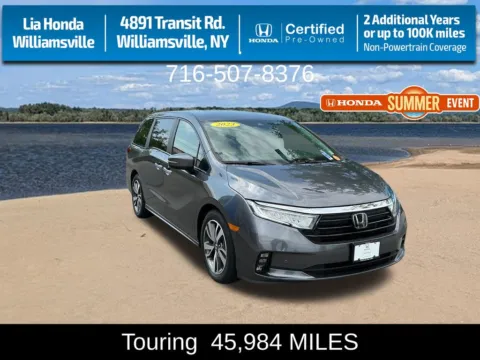 Gray 2023 Honda Odyssey Touring for sale in Buffalo, NY