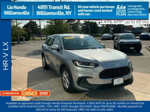 Gray 2024 Honda HR-V LX for sale in Buffalo, NY