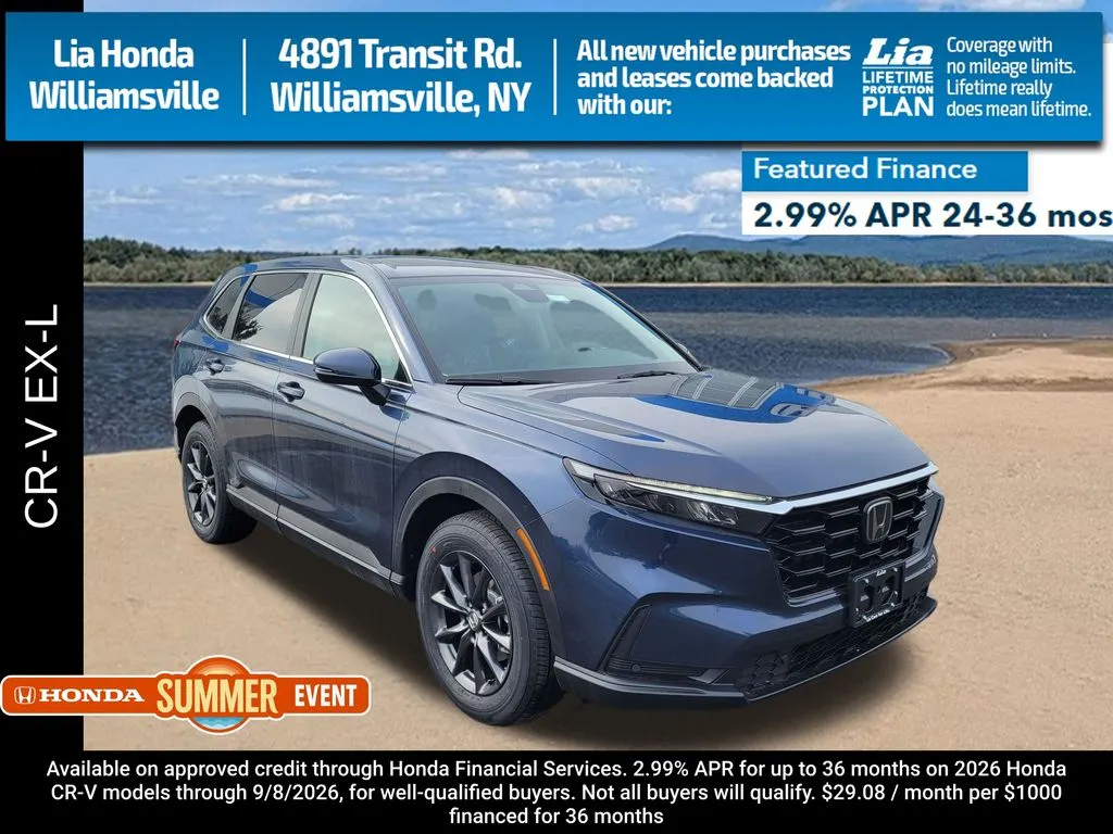Blue 2026 Honda CR-V EX-L for sale in Buffalo, NY
