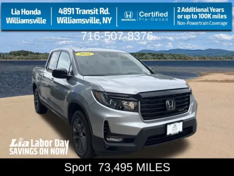 Silver 2021 Honda Ridgeline Sport for sale in Buffalo, NY