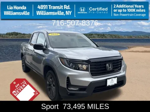 Silver 2021 Honda Ridgeline Sport for sale in Buffalo, NY