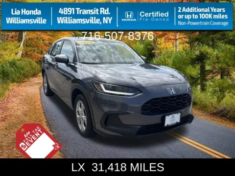 Gray 2024 Honda HR-V LX for sale in Buffalo, NY