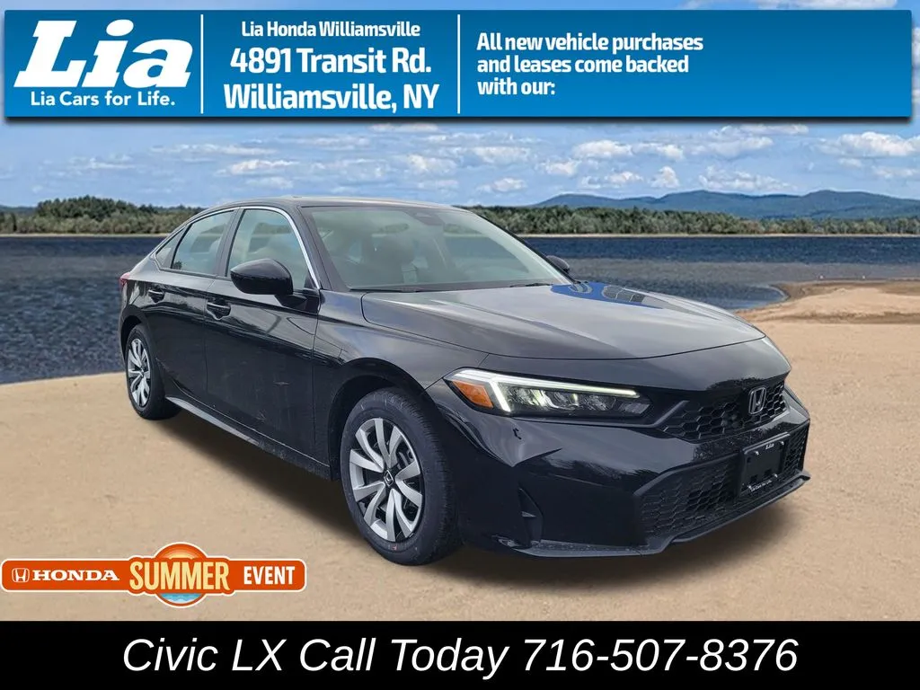 Black 2026 Honda Civic LX for sale in Buffalo, NY