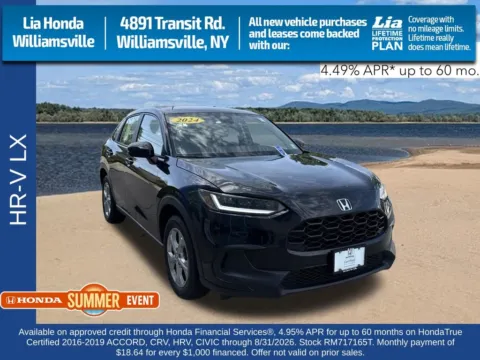 Black 2024 Honda HR-V LX for sale in Buffalo, NY