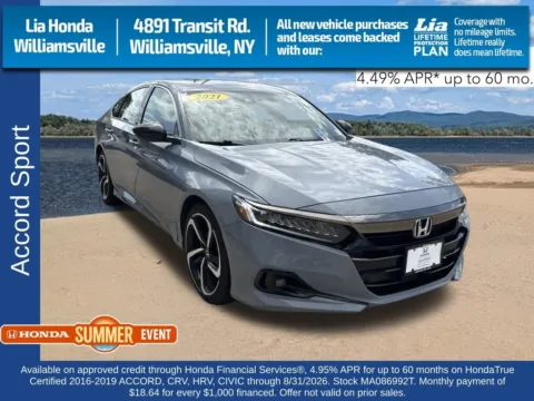 Gray 2021 Honda Accord Sport for sale in Buffalo, NY