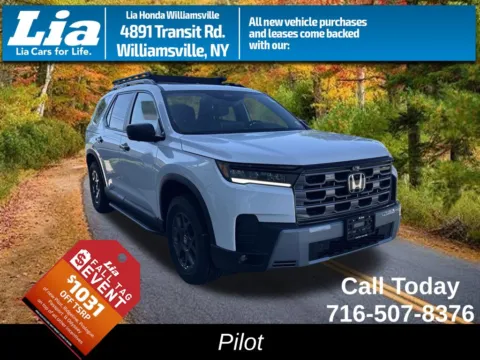 White 2026 Honda Pilot TrailSport for sale in Buffalo, NY