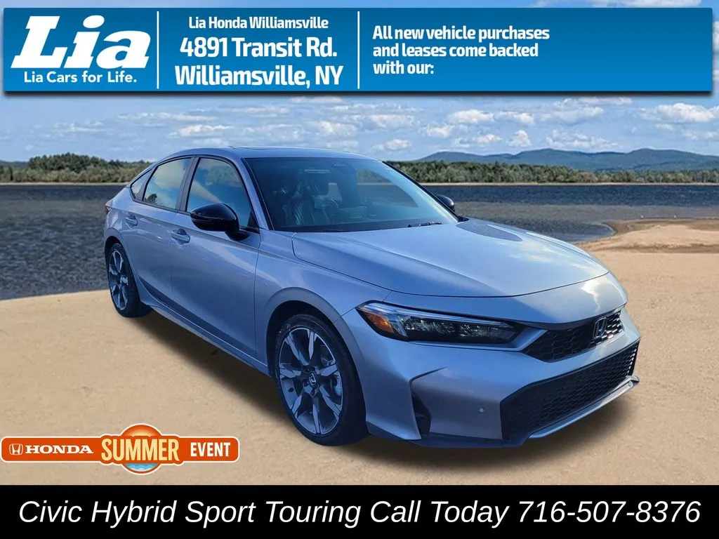 Silver 2026 Honda Civic Hybrid Sport Touring for sale in Buffalo, NY