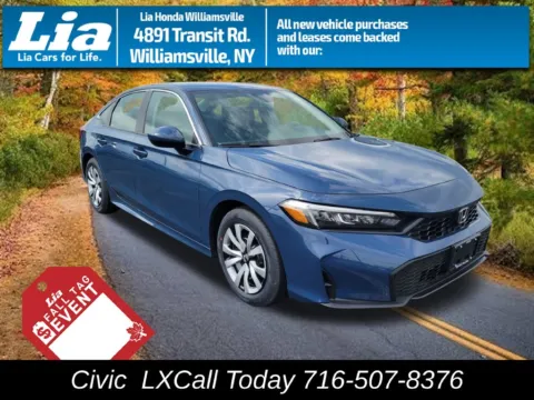 Blue 2026 Honda Civic LX for sale in Buffalo, NY