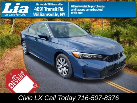 Blue 2026 Honda Civic LX for sale in Buffalo, NY
