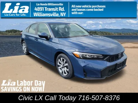 Blue 2026 Honda Civic LX for sale in Buffalo, NY