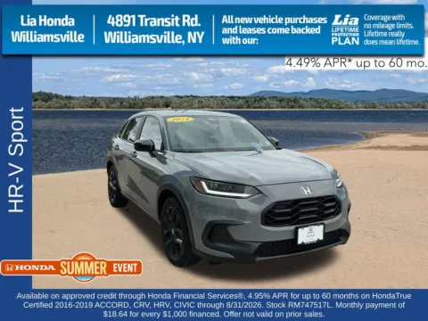 Gray 2024 Honda HR-V Sport for sale in Buffalo, NY
