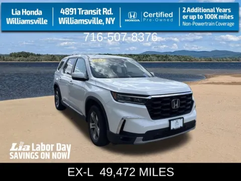 White 2024 Honda Pilot EX-L for sale in Buffalo, NY