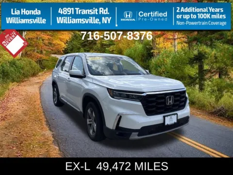 White 2024 Honda Pilot EX-L for sale in Buffalo, NY