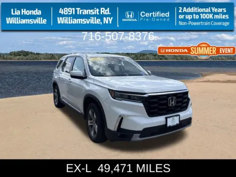 White 2024 Honda Pilot EX-L for sale in Buffalo, NY